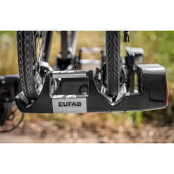 Loisiro - Porte-vélos sur attelage 2 vélos PREMIUM TG pliable - EUFAB