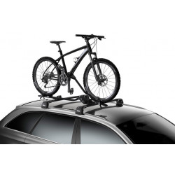 Porte vélo de toit sur fourche Thule ProRide 598 silver