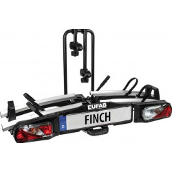 Porte vélo attelage pour 2 vélos, pliable et basculant Finch EUFAB